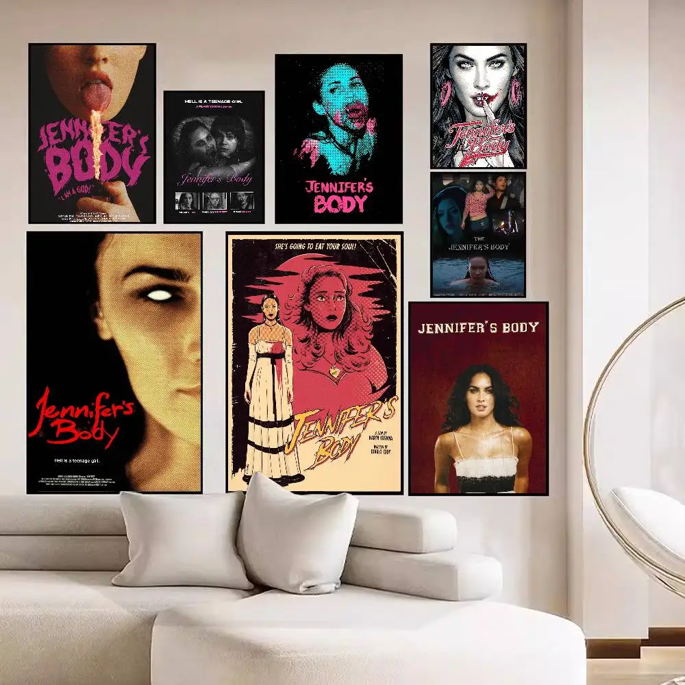 البوب فيلم جنيفر الجسم الكلاسيكية خمر الملصقات الديكور اللوحة جدار الفن ورق الكرافت الأبيض Kawaii غرفة ديكور #3