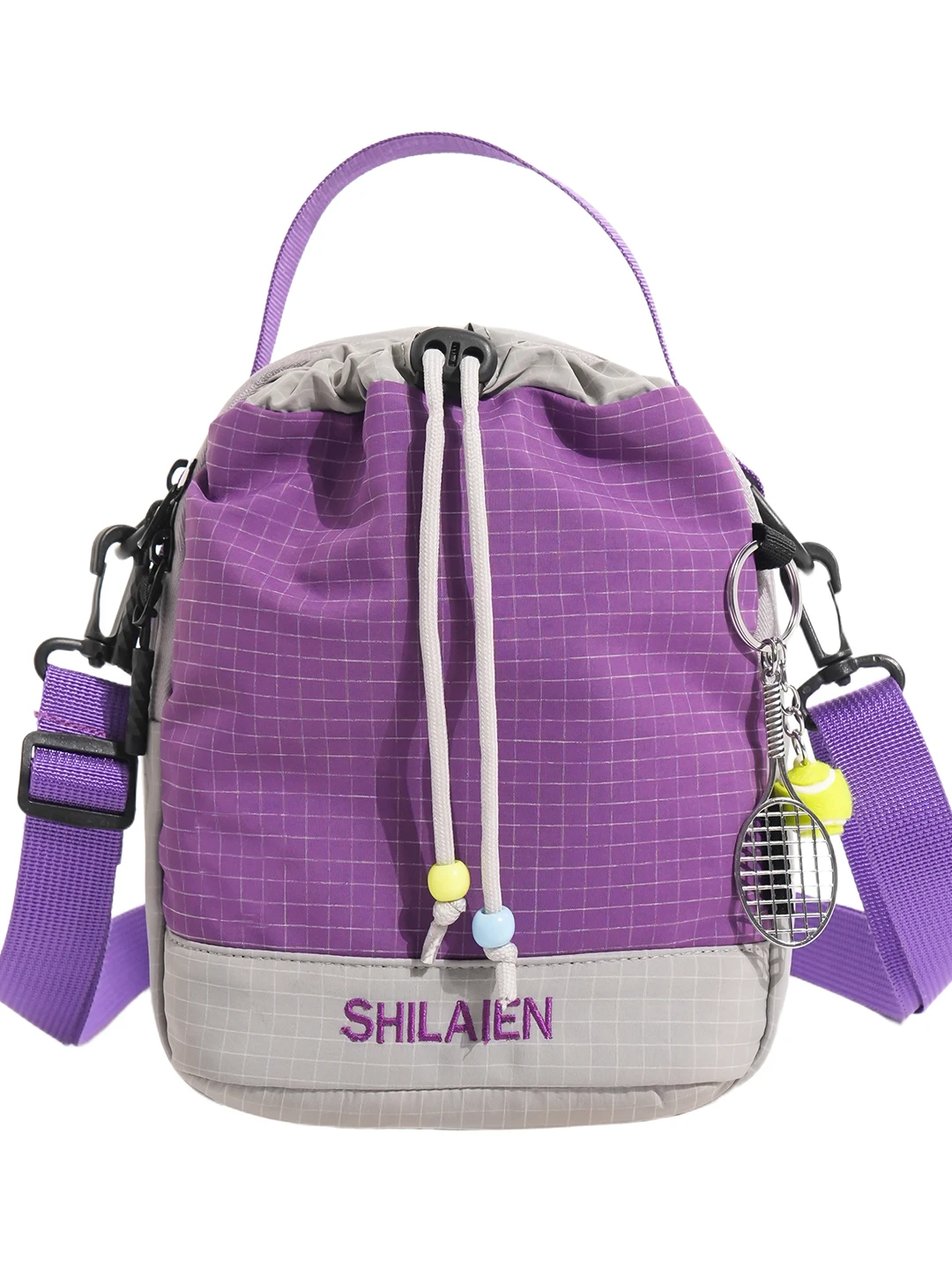 Outdoor Nylon Phone Bag Unisex Crossbody  Double Shoulder Lightweight Water Bottle Bag Casual Simple Style Sports Wind
