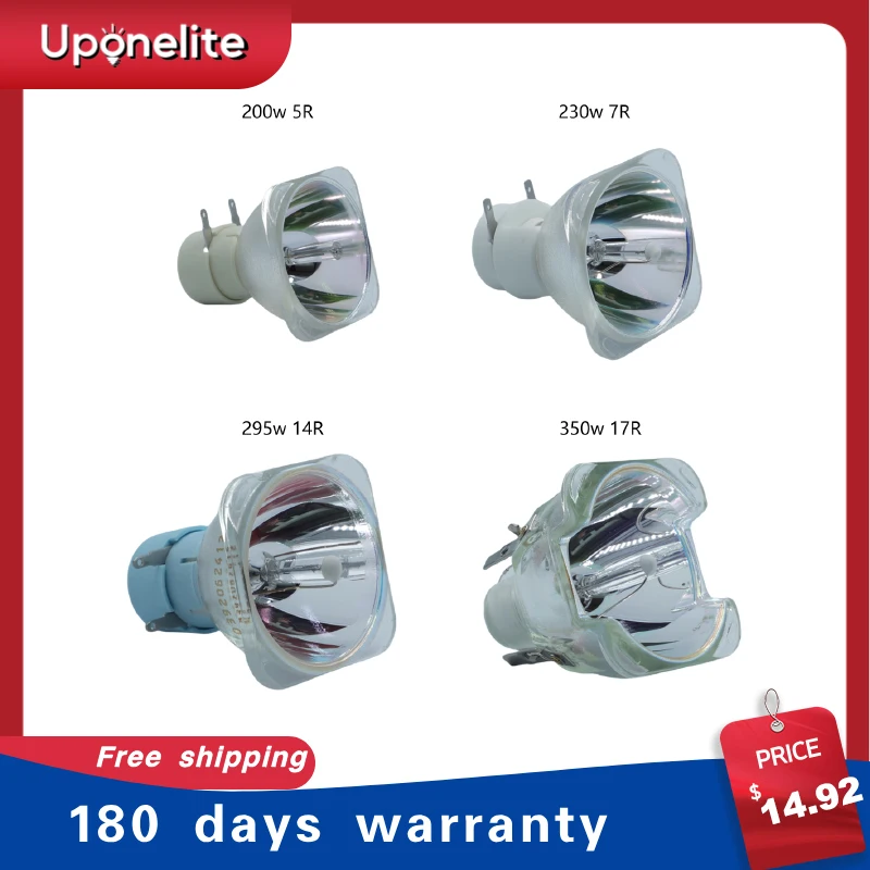 Lâmpada de feixe principal movente, Feixe Sharpy, Cabeça movente da fase, 200W, 230W, 295W, 350W, 5r, 7r, 14r, 17r