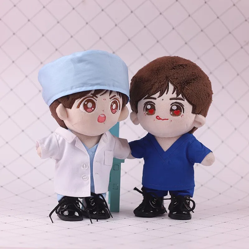 1 SET 20CM Doll Clothes Outfit Doctor Suit Our Generation Cool Stuff Korea Kpop EXO idol Doll Accessories Boy Girl DIY Gift