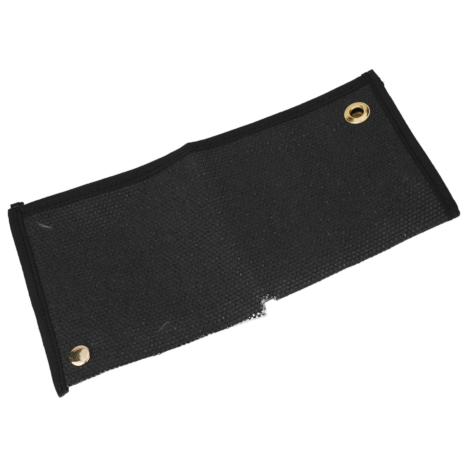 Black Color For Welding For Fire Protection Fireproof Welding Pad Fire Retardant Blanket Cut-out Opening Design Tear Resistant