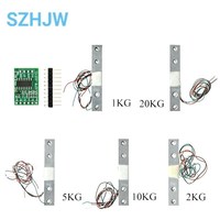 Load Cell 1KG 2KG 5KG 10KG 20KG HX711 AD Module Weight Sensor Electronic Scale Aluminum Alloy Weighing Pressure Sensor YZC-133