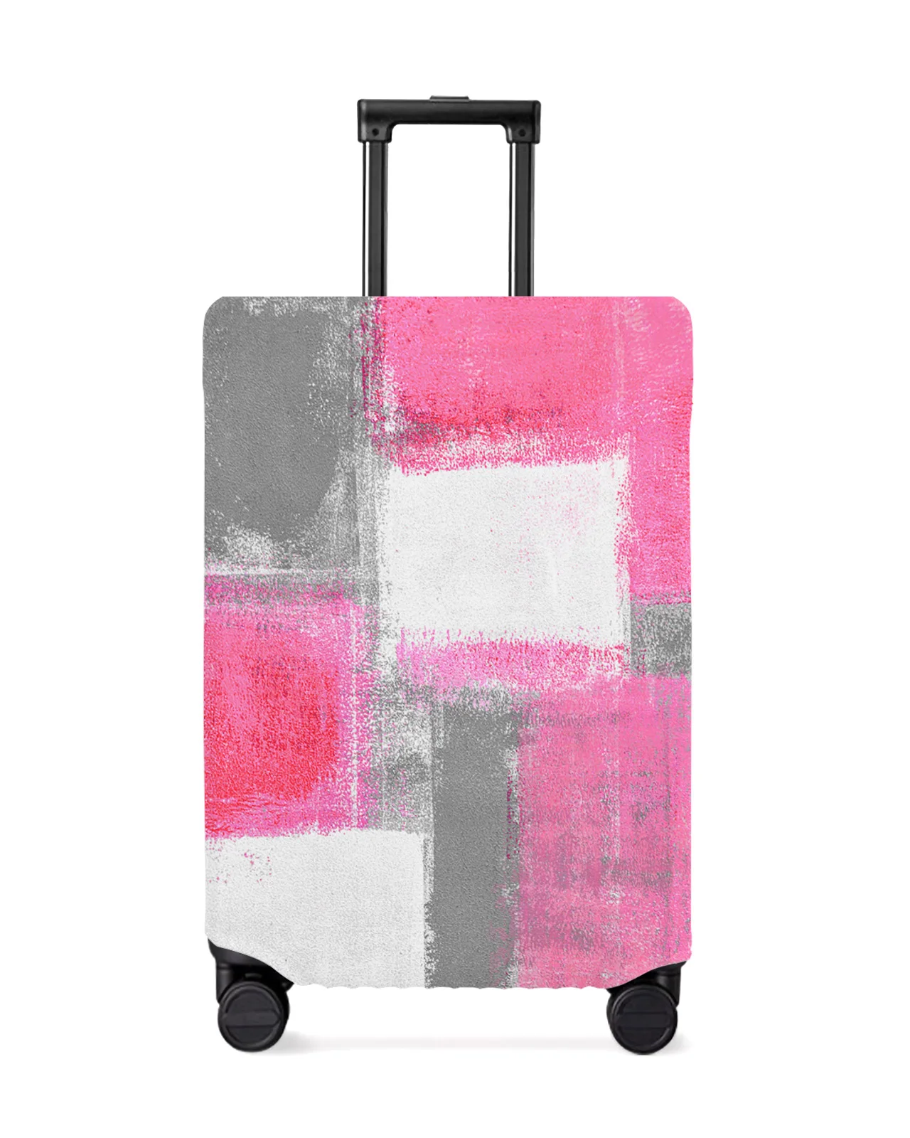 

Oil Painting Abstract Texture Pink Travel Luggage Cover Elastic Baggage Cover Suitcase Case Dust Cover Travel Accessories