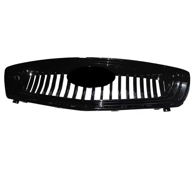 Front bumper Radiator Grille Net for Geely Preface 2021 2022 2023 Gloss black mask