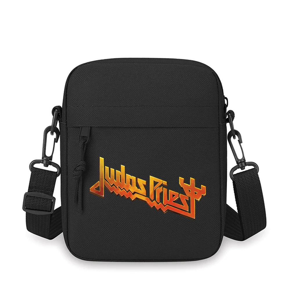 

Judas Priest metal rock design Men Crossbody Bag Single Shoulder Women Cartoon Anime Film Printing Design Unisex