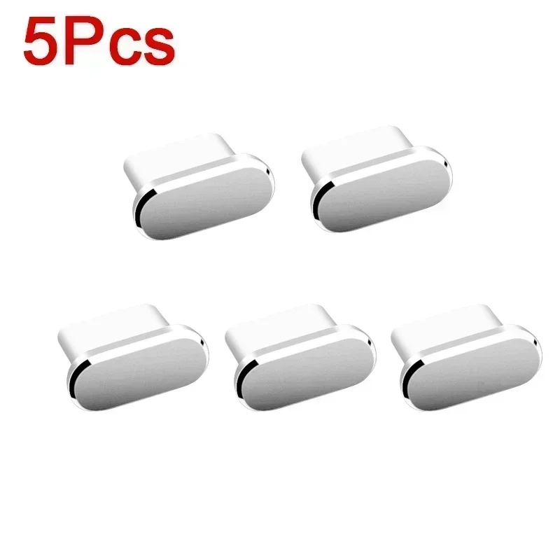 4 stuks USB C stofplug met reinigingsborstel anti-stof USB-C plug cover oplaadpoort cover caps voor Samsung Xiaomi alle type C telefoon