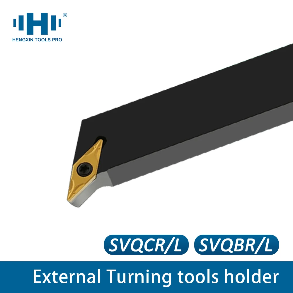 

HENGXINSVQCR SVQBR SVQBL SVQCL SVQBR L1212F11 SVQBR L2020K16 SVQBR L3232P16 Lathe External Turning Tools Holder CNC CUTTER Bar