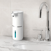 380ML Automatic Foam Dispenser USB Recharge Smart Sensor Liquid Soap Dispenser 4 Gears Adjustable Touchless Hand Washing Machine