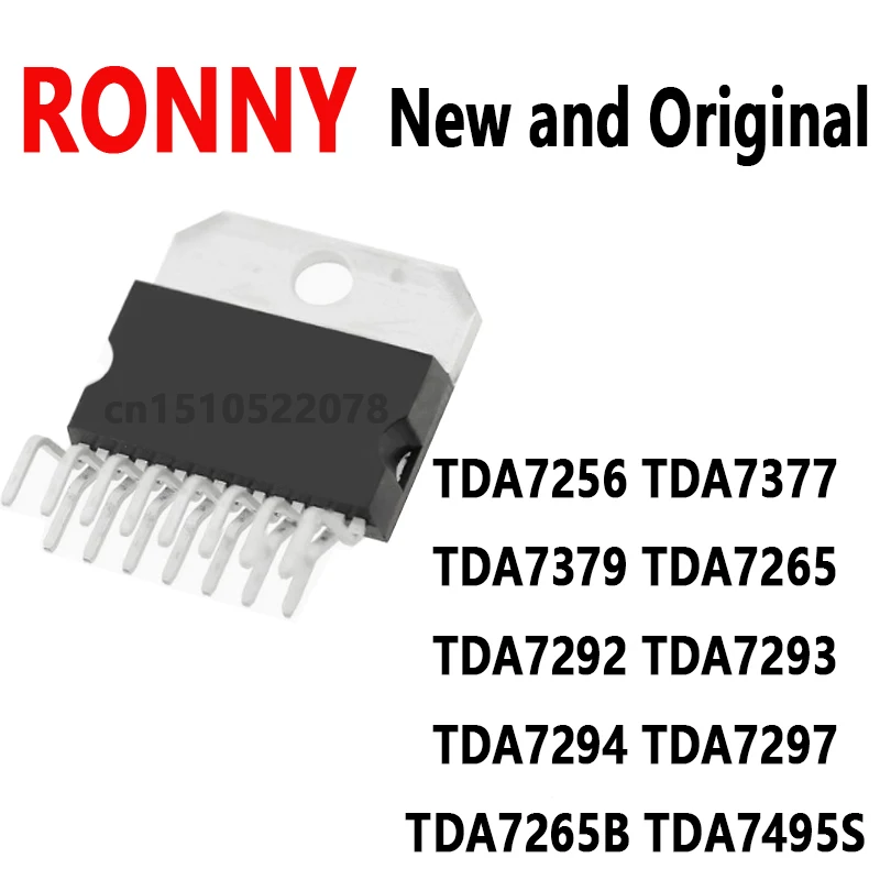 5PCS Novo e Original TDA7256 TDA7292 TDA7293 TDA7294 TDA7297 TDA7377 TDA7379 TDA7265 TDA7265B TDA7495S