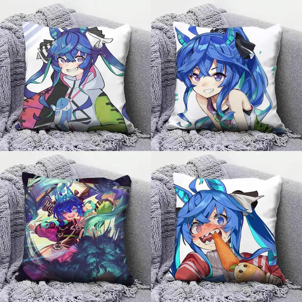 

Uma Musume_ Pretty Derby Twin Turbo Home Sofa Cushion Covers and Aecorative Custom Pillow Covers