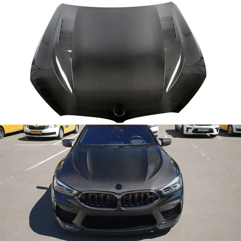 

Подходит для BMW 8 серии 840i 2018-2022 M8 2019-2022 капот двигателя из углеродного волокна