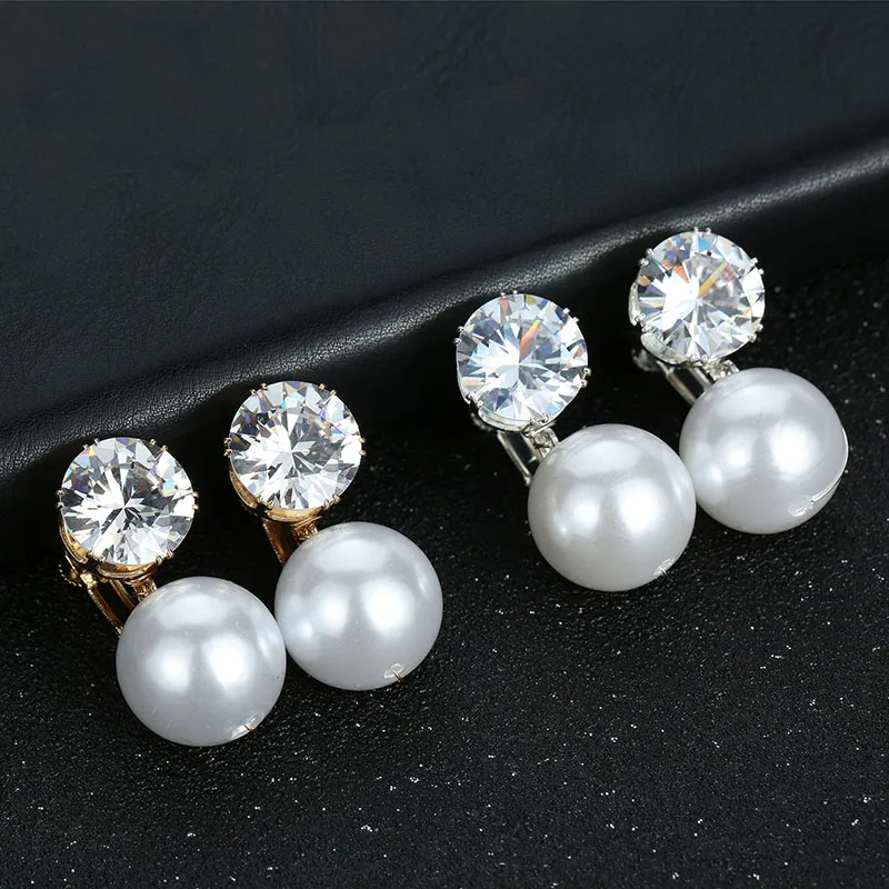 Floralbride Trendy Prong Setting AAA Grade Cubic Zirconia Earrings Girls Fashion Daily CZ Earring Women Jewelry