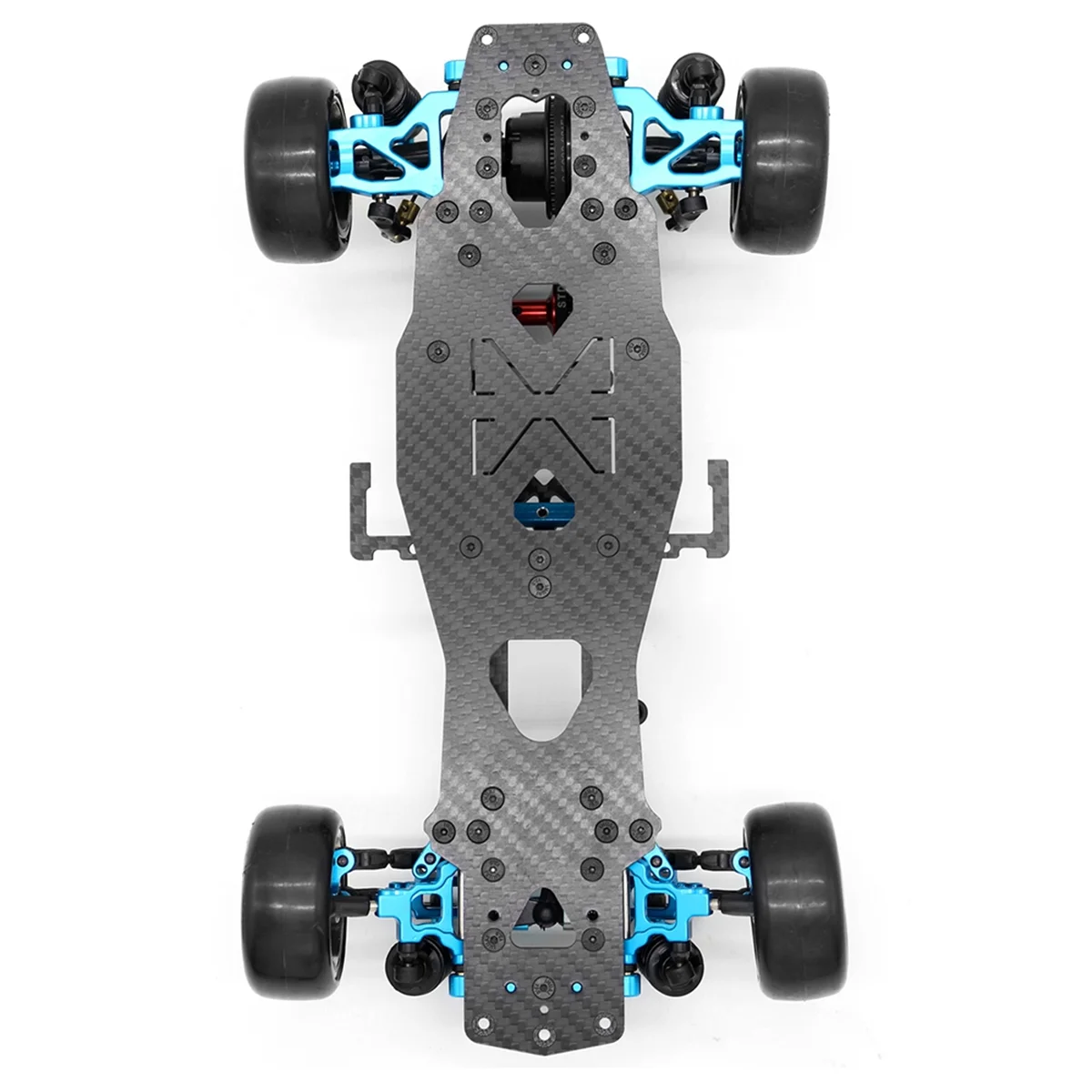 DIY RC Car Rear-Drive Drift Racing Frame 1/10 RC Car RC Frame Drift Car Kit Version RC Frame Drift Car Kit Version Blue