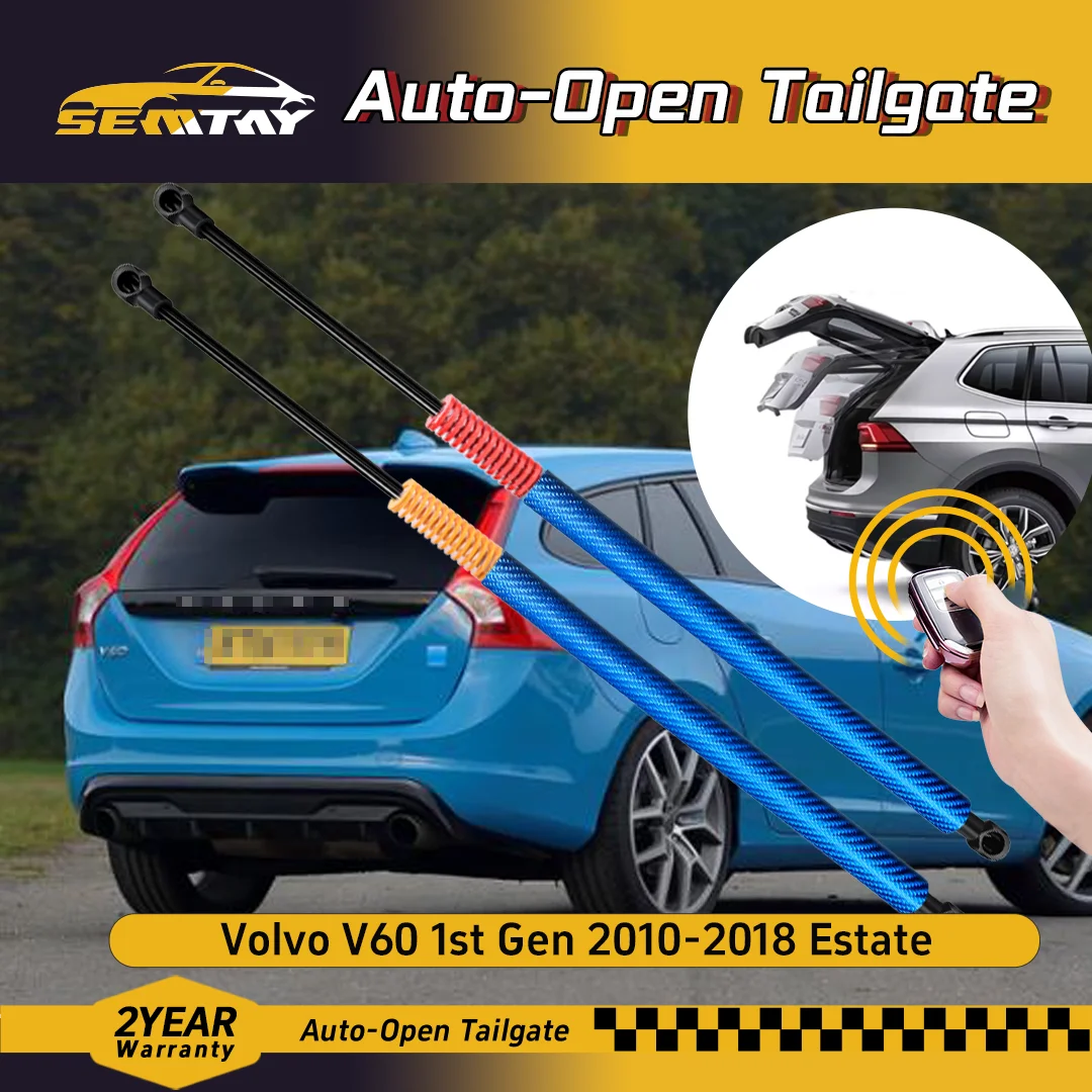 

Автоматические амортизаторы багажника SEMTAY с пружиной для Volvo V60 1-го поколения (2010-2018), подъемные опоры задней двери багажника для универсала