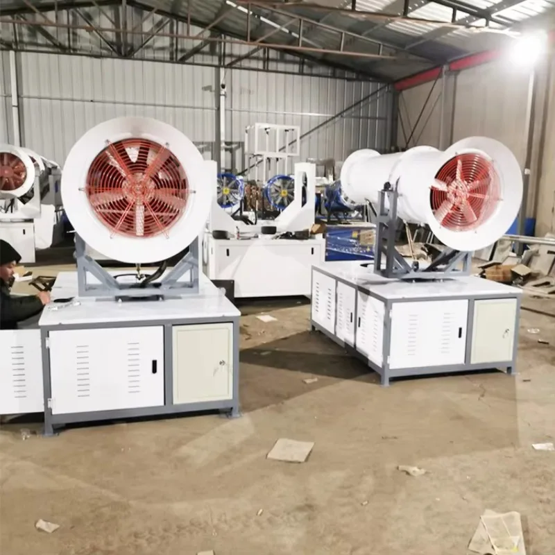 Customized 2025 60m Fog Cannon Machine With High Pressure Outdoor Cooling And Humidification Fog Misting System