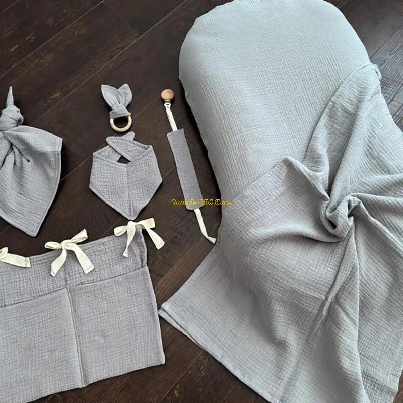 ملاءة سرير أطفال آمنة ولطيفة من WXTD، ملاءة سرير أطفال حديثي الولادة بنمط جميل، ملاءة مريحة من القطن لعربات الأطفال خفيفة الوزن