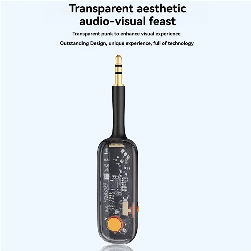 HFES Bluetooth 5,3 transmisor receptor para TV/avión a auriculares para auriculares PC TV altavoces de coche