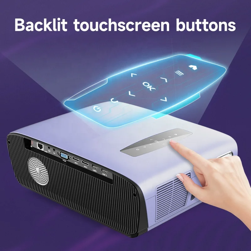 

Projector New 4k HD LED Cinema Movie Projectors Wifi Phone Projector 1350 ANSI Lumens TV Theater