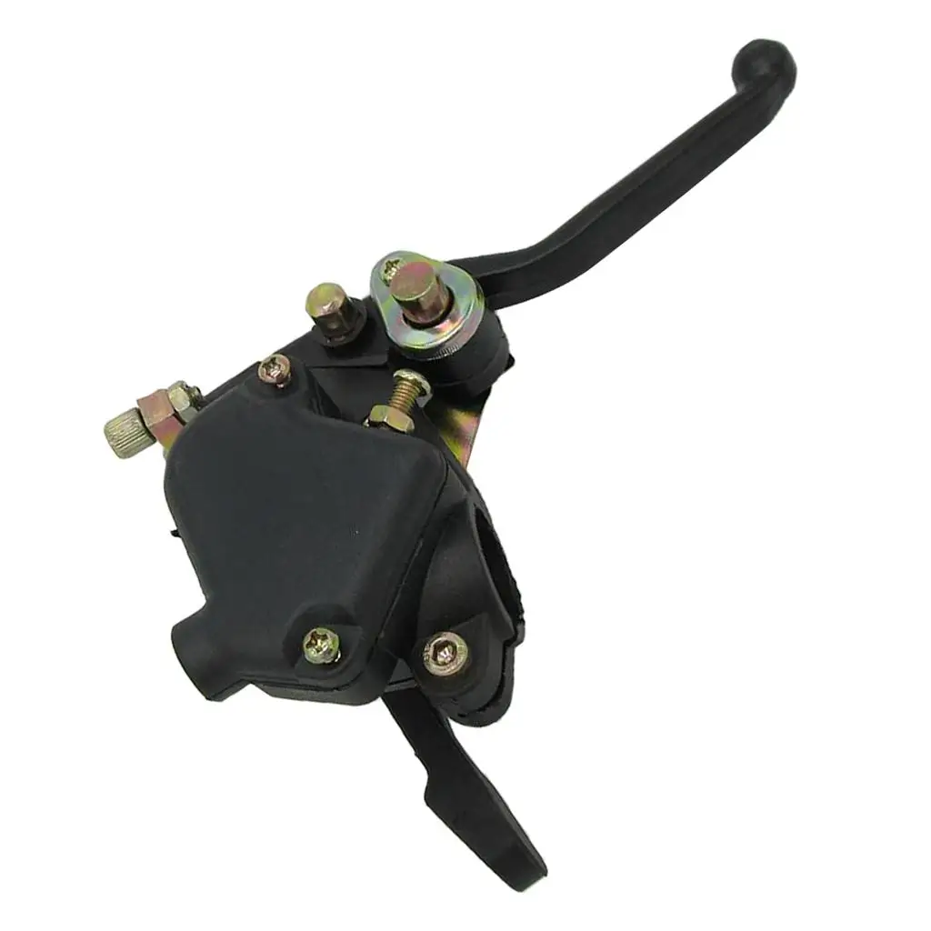 

Polished Clutch Brake Lever Motorcycle Handlebar Twin Brake Cable for 49cc Mini ATV Chopper 22mm