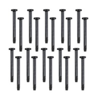 20pcs Carbon Steel Screws Computer Case Cooling Fan Mounting Nails M3.4 Thread Laptop Water Cooler Pins 6#-32x30mm Durable Part