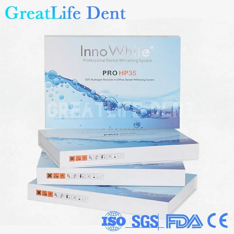 GreatLife Professional Teeth Bleaching Kit Dental Whitening Kit Hydrogen Peroxyde Teeth Whitening Gel 35% Teeth Whitening Gel