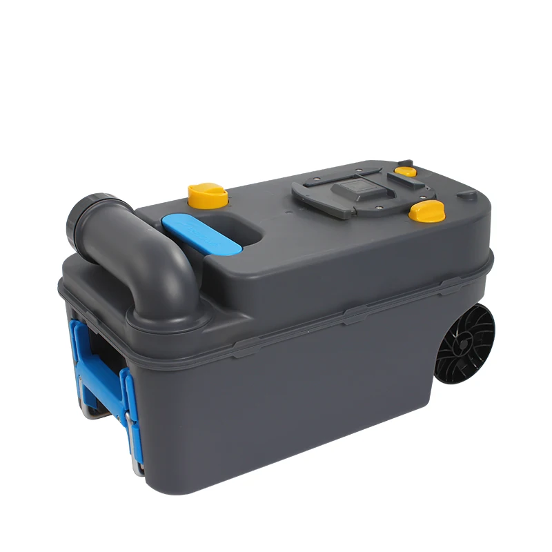 ملحقات RV عالية الجودة، أبيض كهربائي خفيف الوزن PP، صندوق قابل للدوران، مرحاض RV