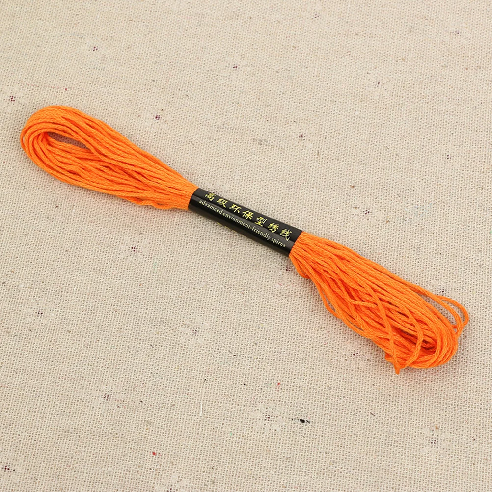 

100pcs Yarn Cross Stitch Thread Line Assorted Colors Sewing Skeins For Craft Embroidery Beginners String Line Art