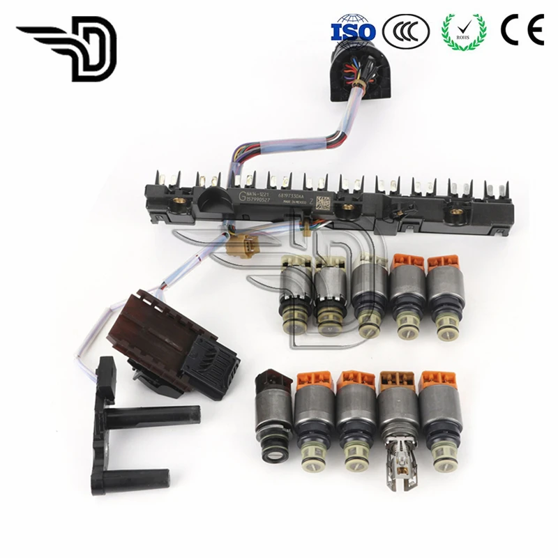 

9‑Speed Transmission Valve Solenoid with Harness Kit 9HP48 Fit For Land Rover Range Evoque Discovery