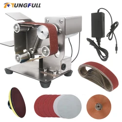 Grinder Emery Machine Sharpener Mini Belt Sander Machine electrical Sanding Machines Tool Band Grinding Machine Sharpening 　　　　　