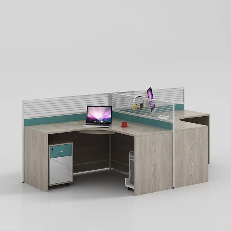 Staff Desk Screen Baffle Partition Card Seat Station 2 Card Seat  Staff 4 Office