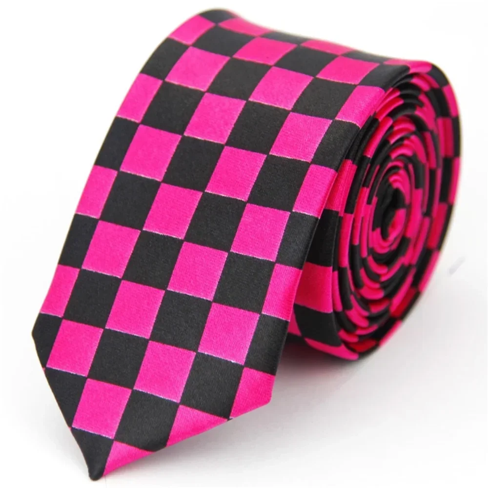 Corbatas ajustadas para hombre y mujer, accesorios de boda, 5cm/2 pulgadas, negro, azul, rojo, rosa, blanco, Morado, calavera de Piano