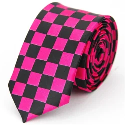 Gravatas estreitas para homem e mulher, acessórios do casamento, acessórios do casamento, preto, azul, vermelho, rosa, branco, roxo, caveira do piano, 5cm, 2in