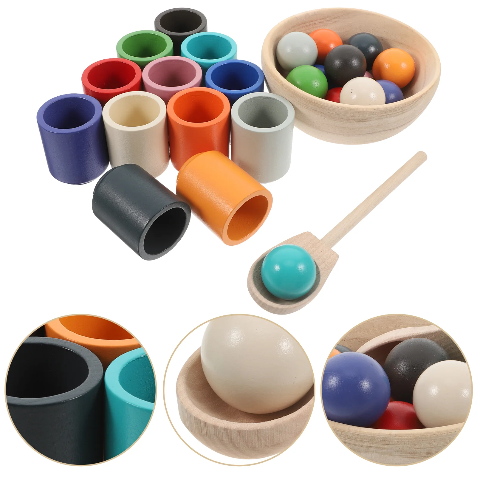 Bead Toys Game Balls and Cups Kids Sports Sorting Intelligence Plaything Educational Child