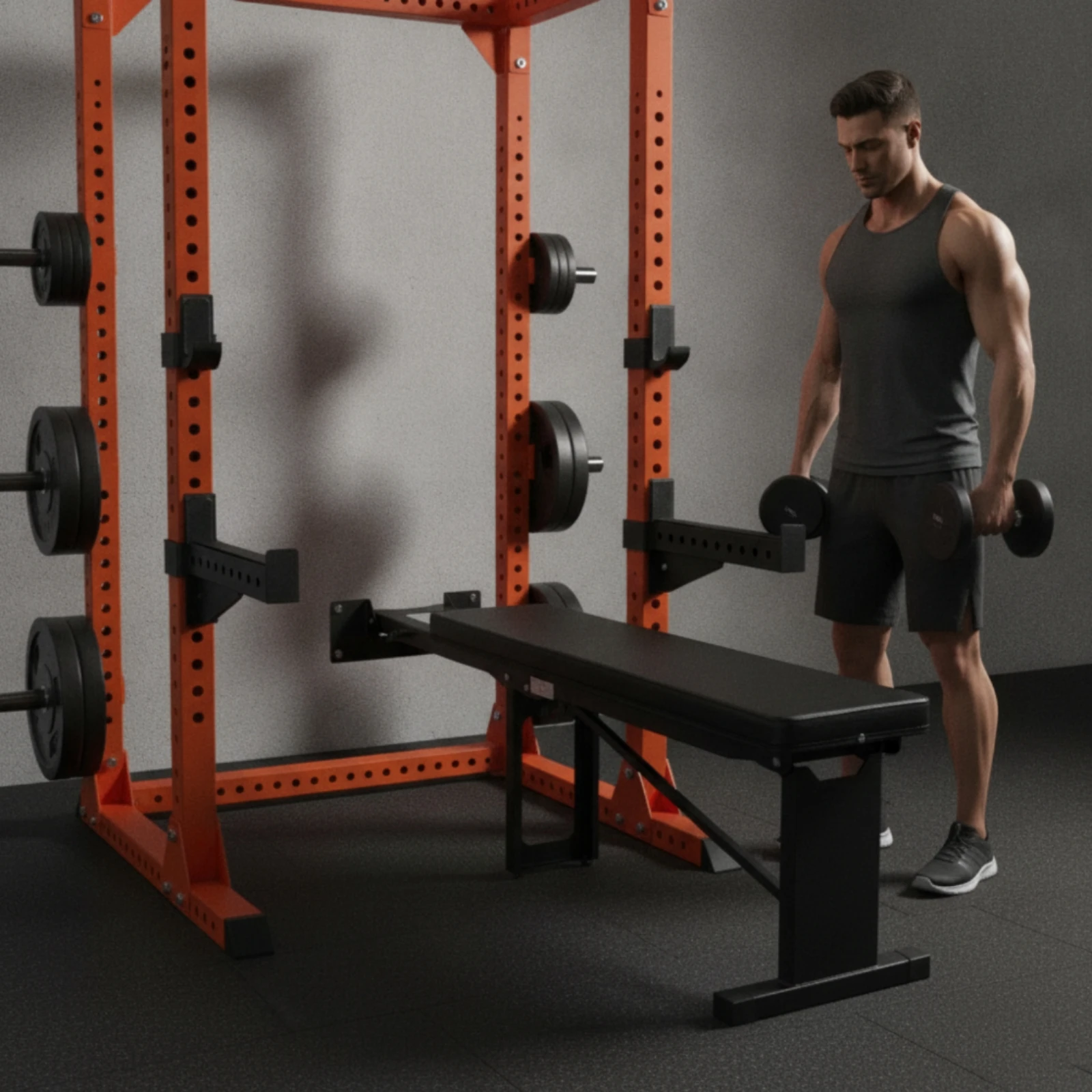 Wall Mounted Bench Slimline Fo - Home Gym Bench review and price