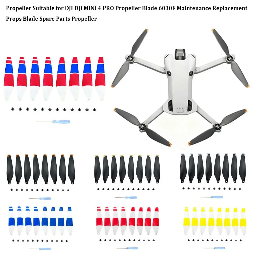 7 スタイルプロペラブレードプラスチック 7.5*1.8 センチメートル 6030F メンテナンス交換プロップブレードスペアパーツ DJI DJI MINI 4 PRO に適しています