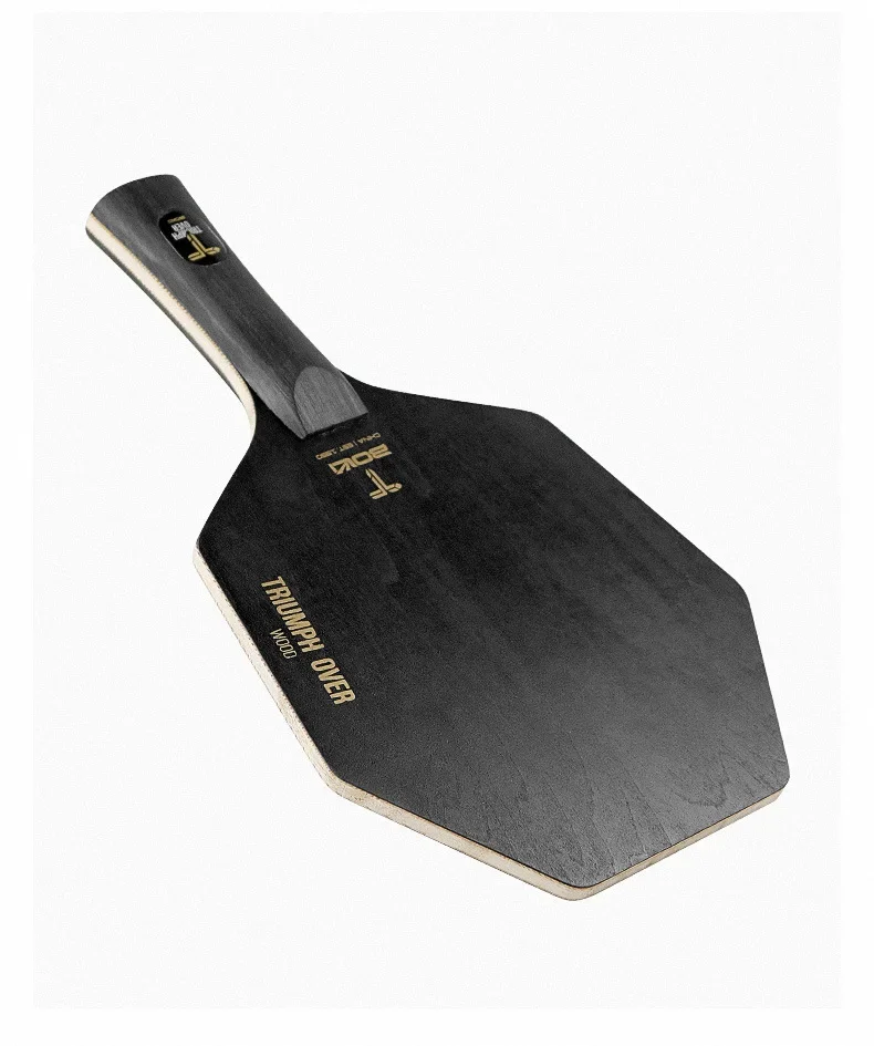 Professionelles sechseckiges PingPong-Paddel, 5-lagiger Tischtennisschläger aus reinem Holz zum Training von Pingpong-Unterklingen, erhöht den Schlagbereich – Detail 13