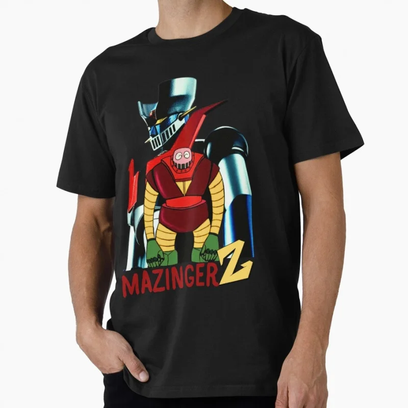 

mazinger and boss friends forever Anime Gift t shirt Japan Manga UFO Robot Mecha Graphic tee Y2K Clothes All size Tops S-6XL