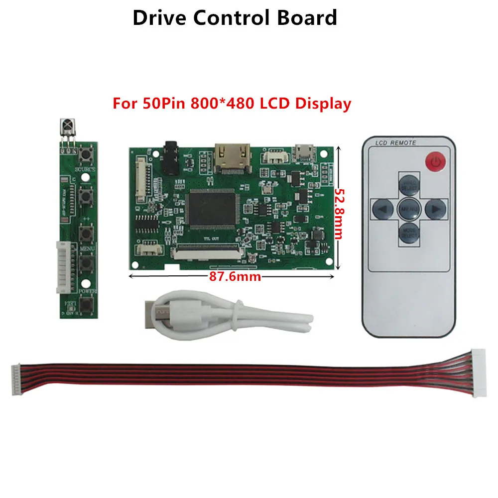 Imagem -04 - Polegada At090tn12 Display Lcd Digitador da Tela Touchscreen Painel Faça Você Mesmo Monitor Kit Placa de Controle de Driver Áudio Hdmi-compatível 9