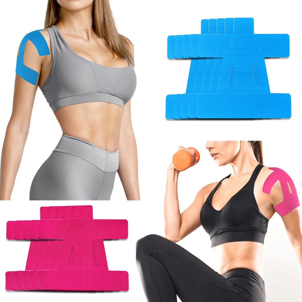 

Кинезиологическая лента, предварительно вырезанная лента на плечах, спортивная лента для мышц, повязка, мышечная травма, спортивная лента для поддержки боли