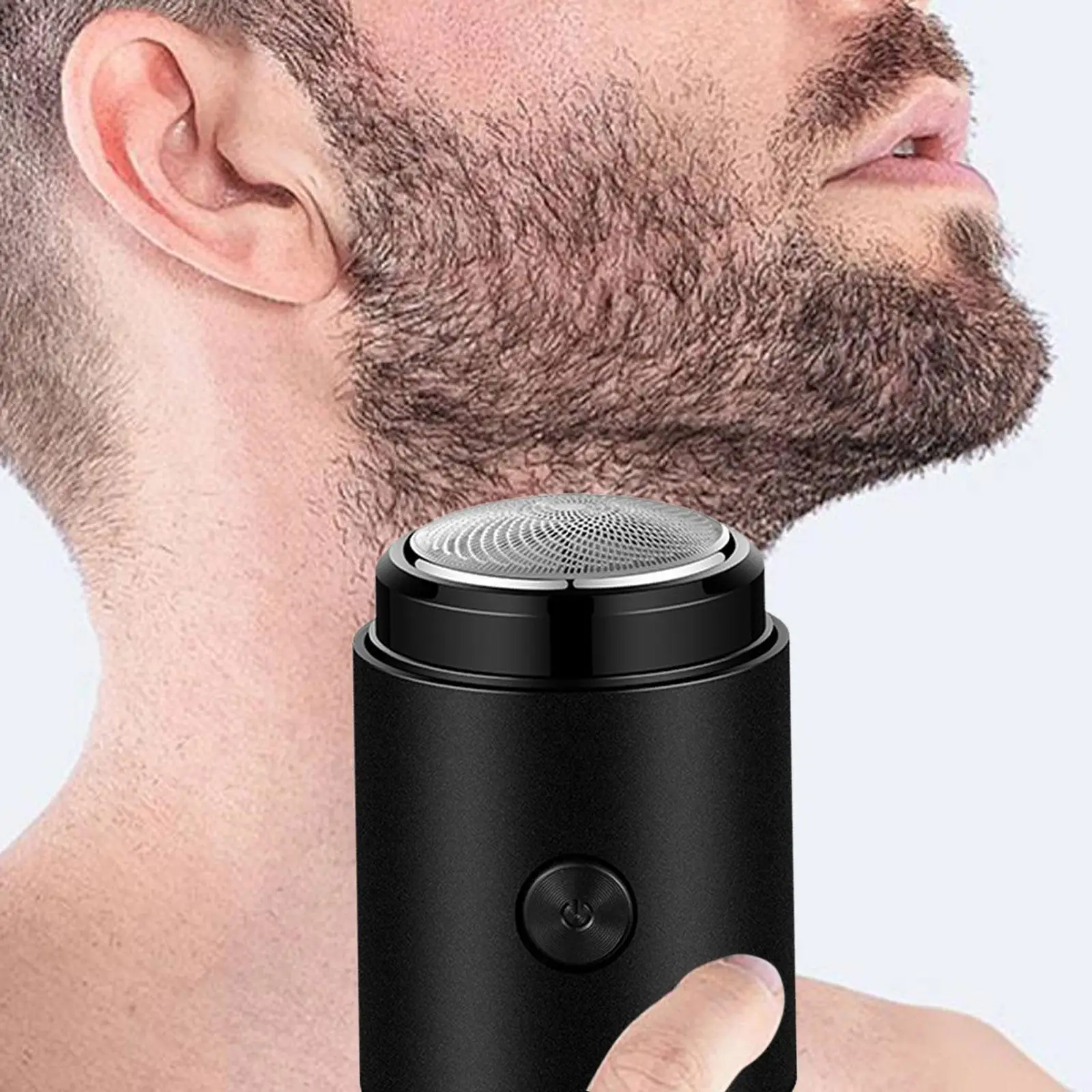Мини-бритва, беспроводная мощная бритва для бритья, мужская бритва для бороды для путешествий, автомобиля, дома