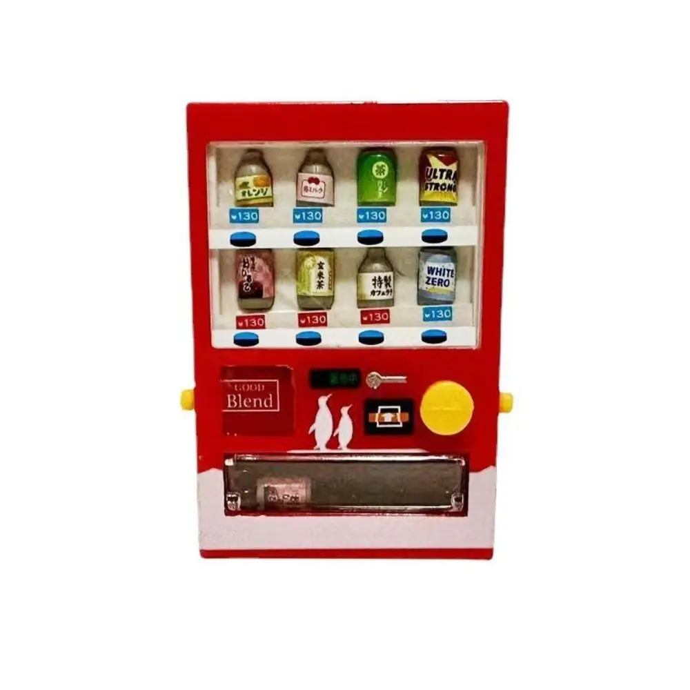

1: 12 Doll House Simulation Drinks Vending Machine Mini Stimulate Imagination Intellectual Development Educational