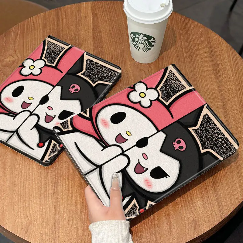

Чехол для планшета Kawaii My Melody для iPad Pro 2020 2024 13 дюймов Mini 4 5 6 7 Air 4 5 6 7 2018 9,7 2022 10 11th Защитный чехол