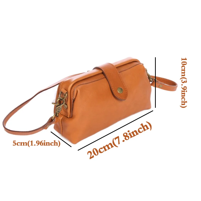 MOTAORA-Bolso de mano Retro de cuero de vaca para mujer, bolsos cruzados versátiles de hombro, bolsos Vintage para teléfono móvil, 5 colores sólidos