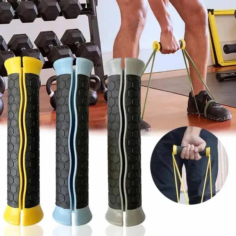 Maniglie per fasce di resistenza 1PC maniglie per fasce per esercizi proteggono le mani da lesioni palestra e accessori per l\'allenamento della