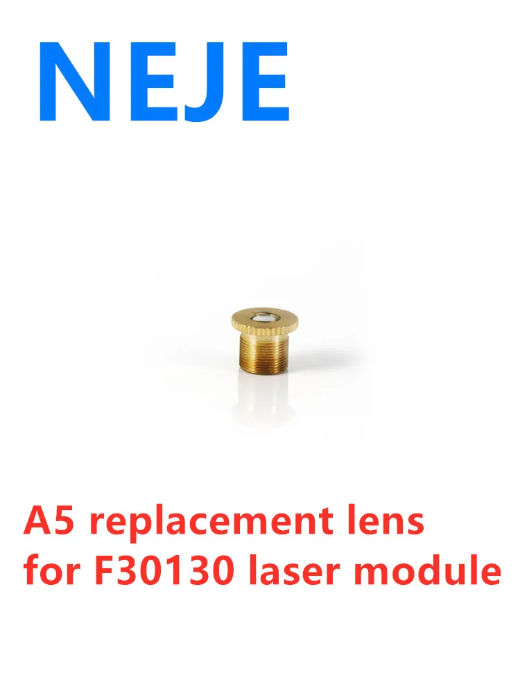 NEJE A5 lensa pengganti, plano-convex panjang fokus tetap untuk NEJE F30130 modul laser