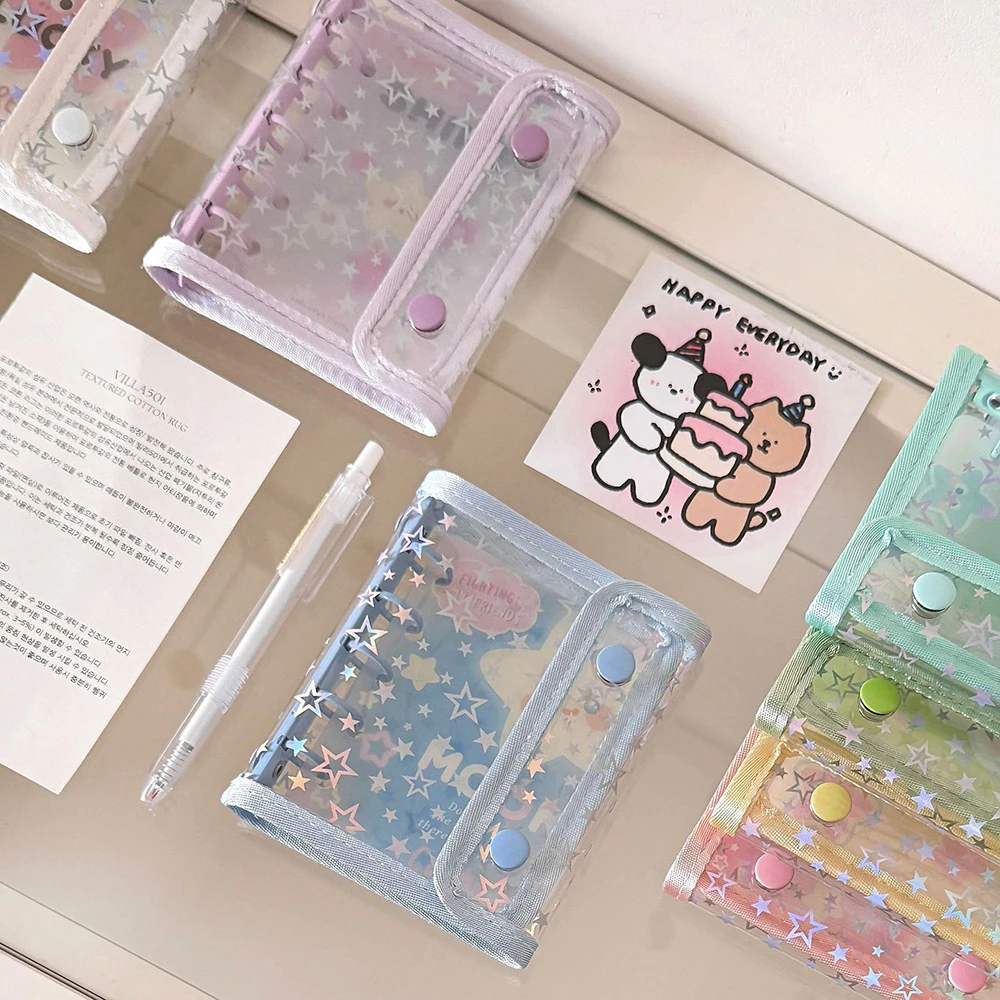 

M5 star double button wrapped loose leaf notebook, fan album, loose leaf, idol storage album, sticker card book