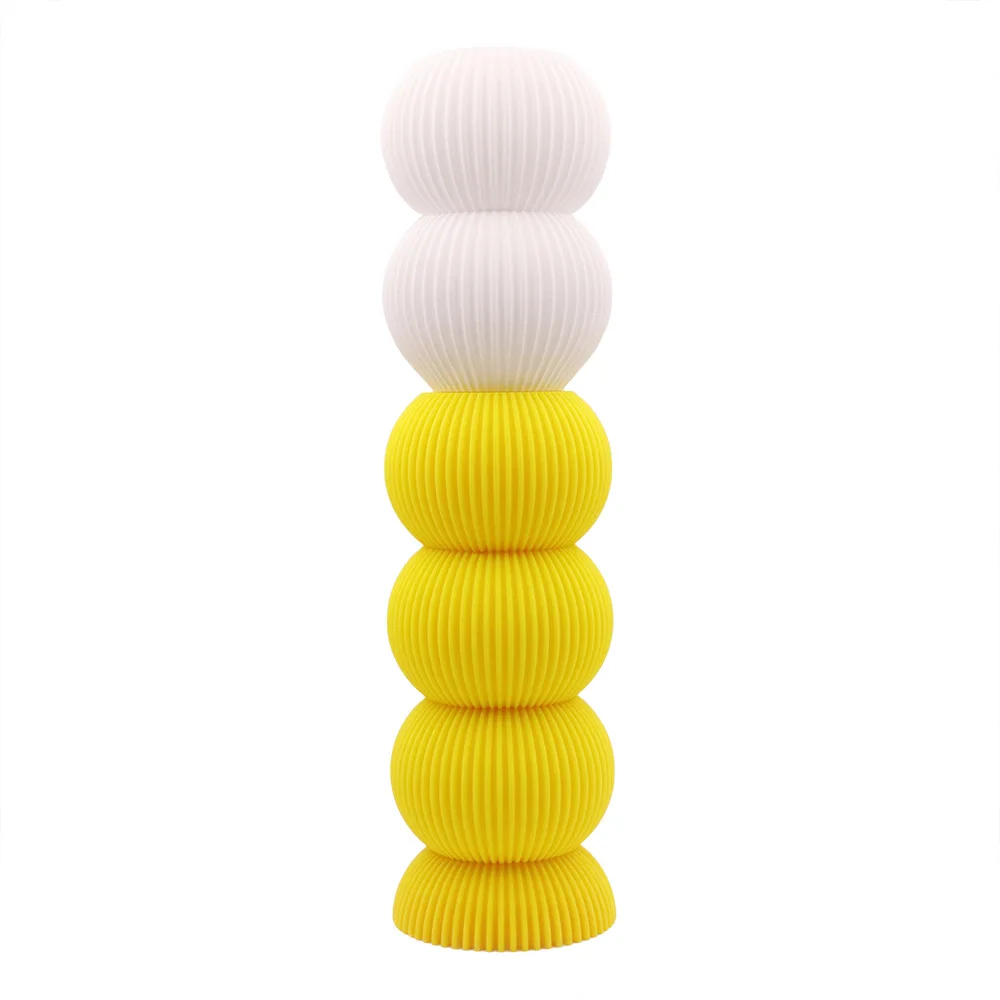 Memphis style creative 3D printing PLA night light personalized stacking atmosphere home decoration ornament soft light view 5