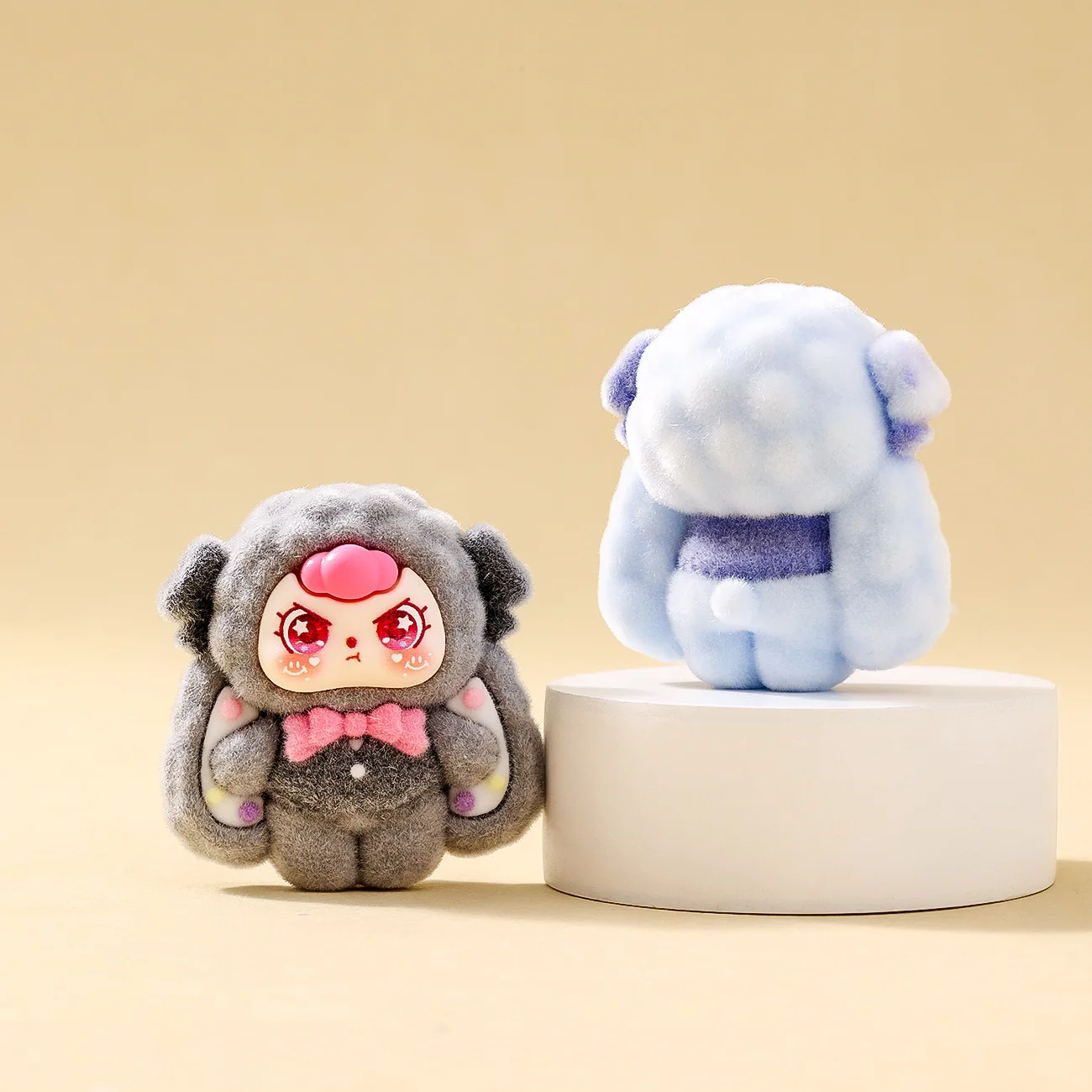 9 قطعة-جديد صغير كارتون الطفل سلسلة ثلاث سنوات لطيف الكرة لعبة مكتب عنصر الزخرفية للاستخدام المكتبي #2