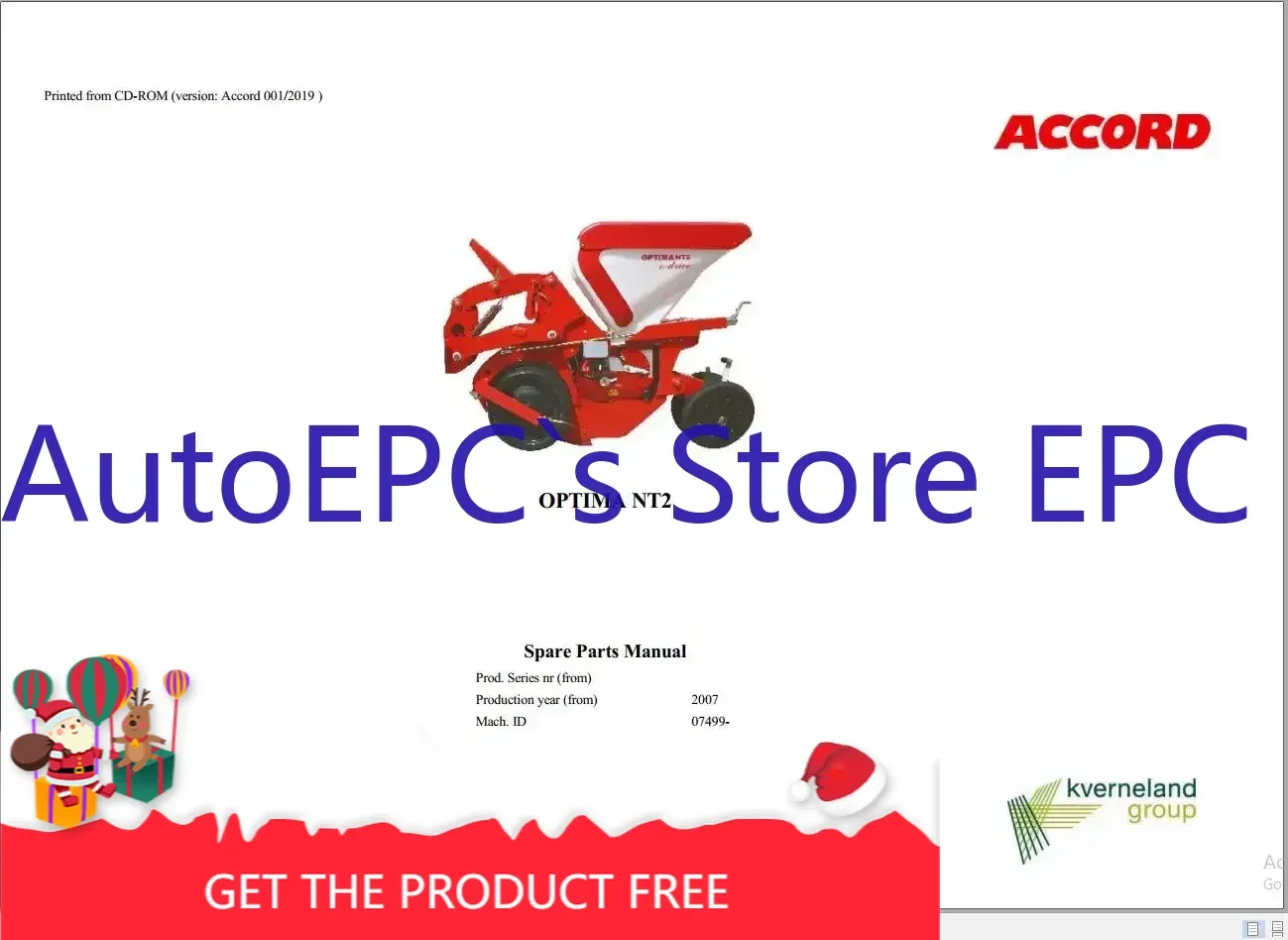 AutoEPC Accord Agricultural 3.17 GB PDF Spare Parts Manual 2019