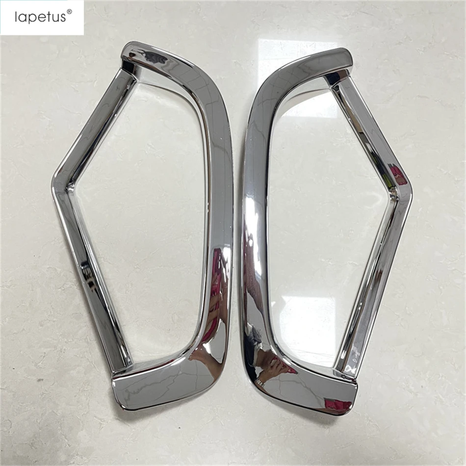 Front Fog Light Lamp Frame Eyebrow Cover Trim For Toyota RAV4 RAV 4 XA50 2019 2020 2021 2022 2023 2024 ABS Chrome Accessories